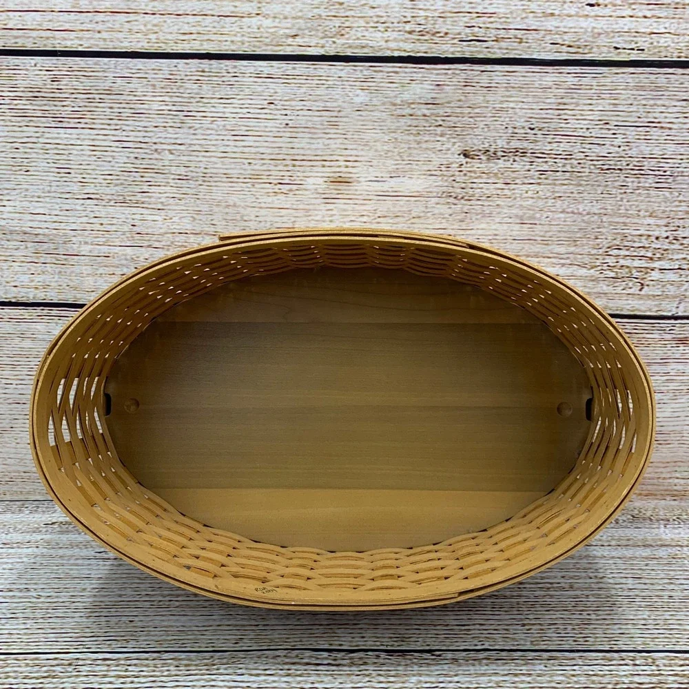 Longaberger‎ Family Legacy Basket 2004 Collectors Club Liner Protector Lid Pin